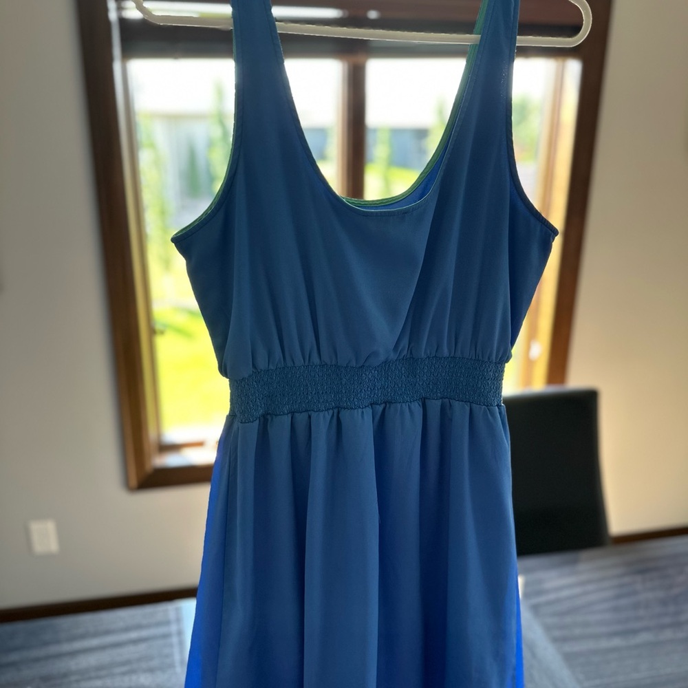 The limited. True blue mini dress